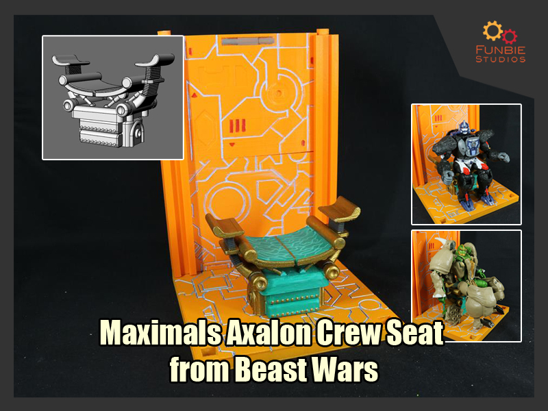 💺 Maximals Axalon Crew Seat from Transformers Beast Wars・ 3D File for ...