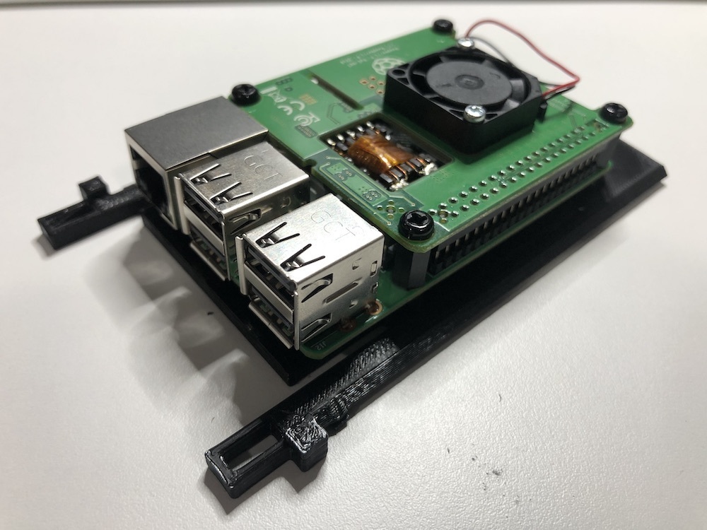 🖥️ raspberry pi case & switch case para rack 19