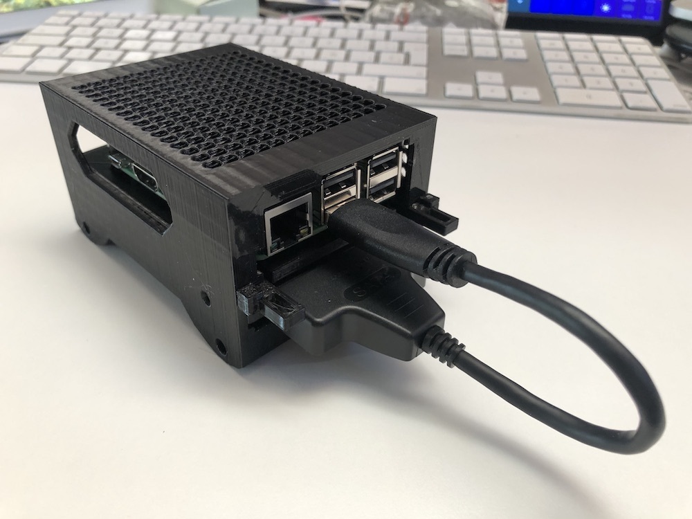 🖥️ raspberry pi case & switch case para rack 19