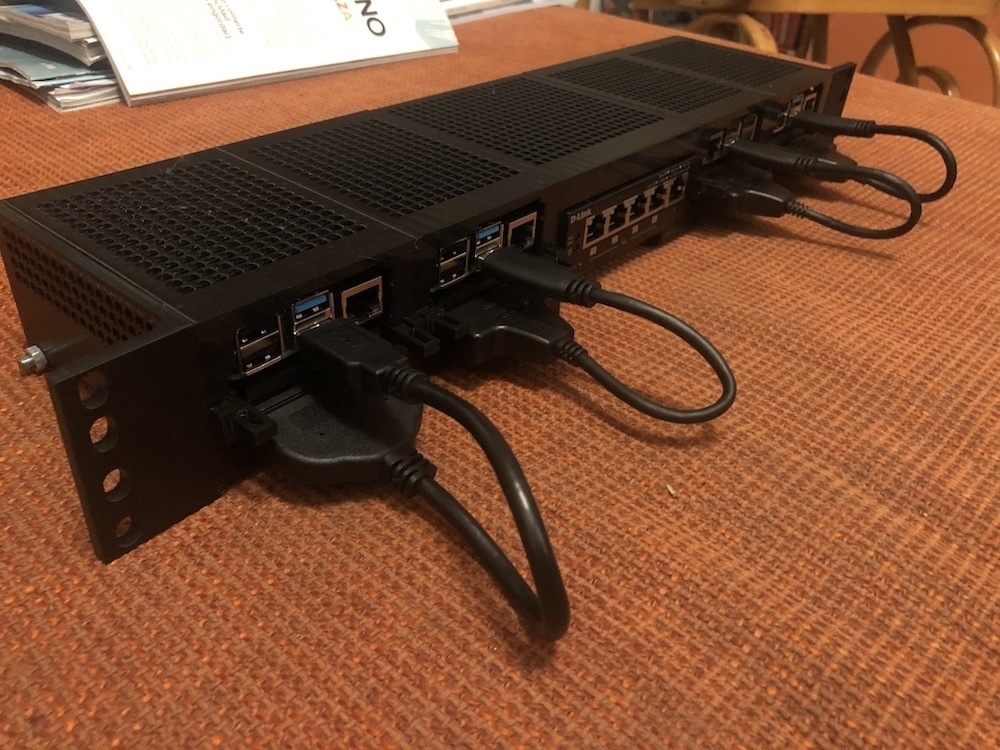 🖥️ raspberry pi case & switch case para rack 19