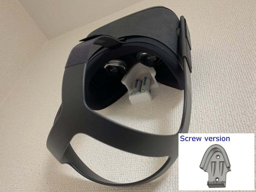 🥽 Oculus Quest Goggles and AA batteries Wall Mount with Stapler and ...