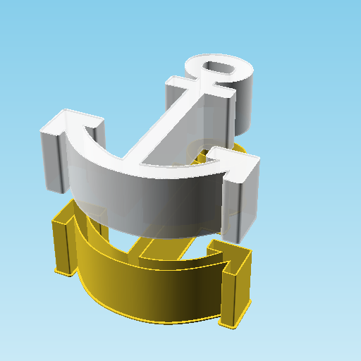 Free STL file ANCHOR, nestable box (v2) ⚓ ・3D print object to download