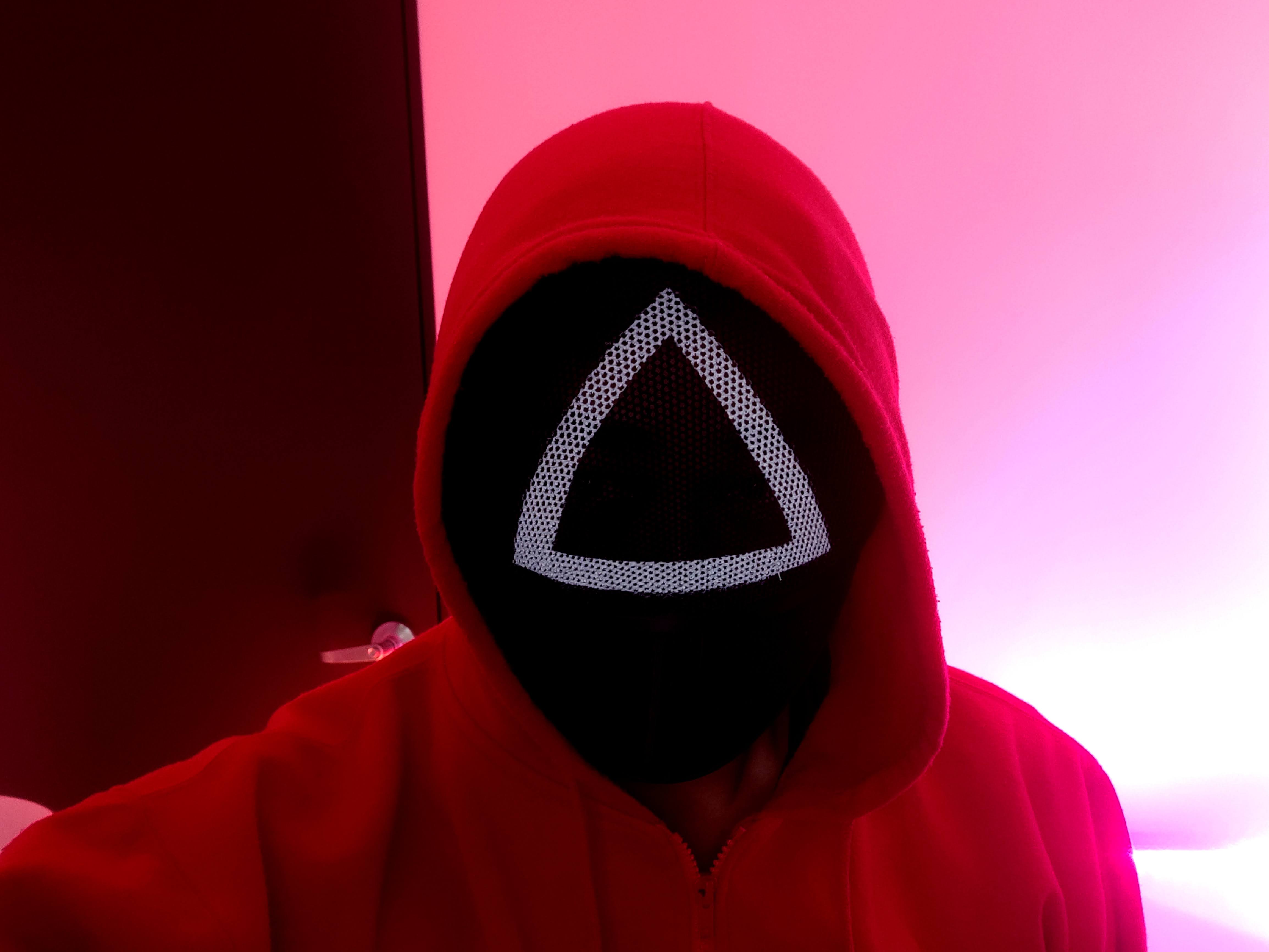 🦑 Foldable Squid Game Soldier Mask・ STL File for ・Cults