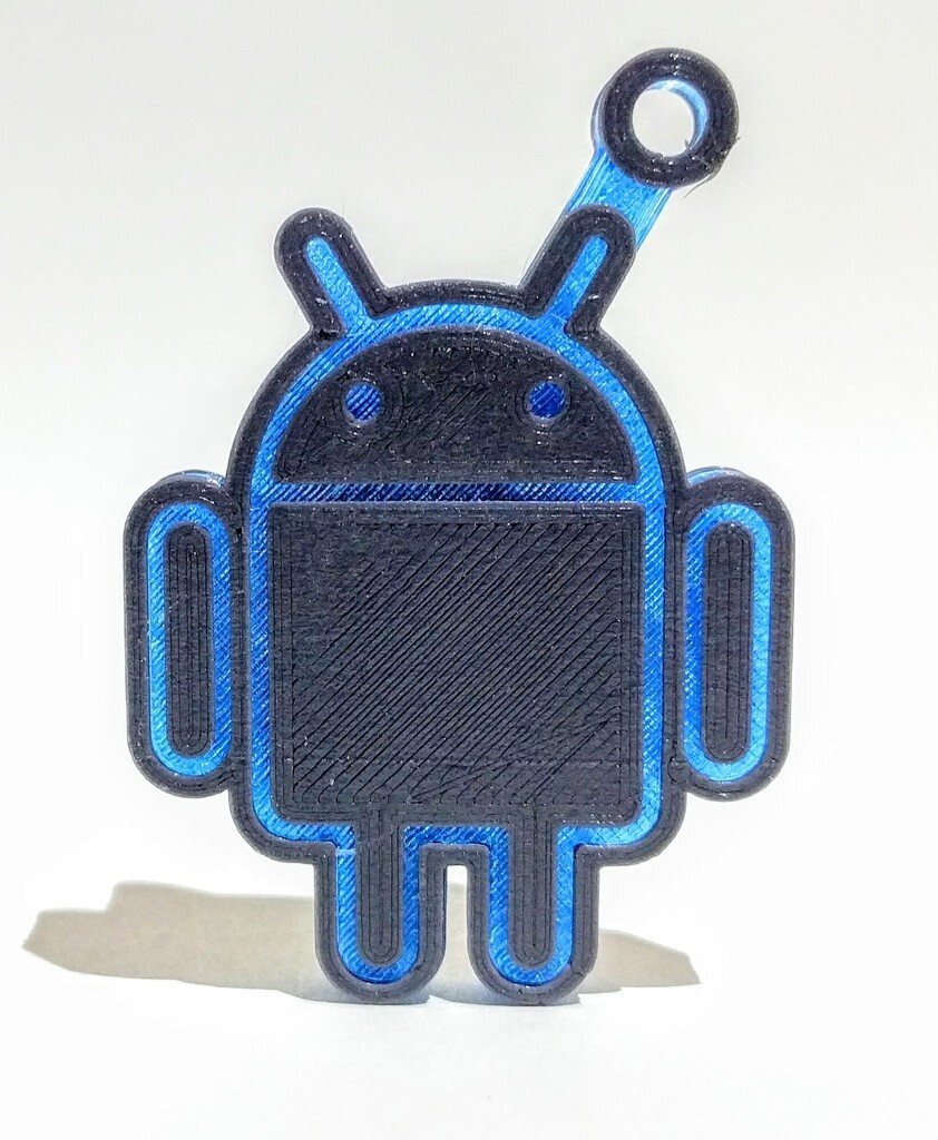 3D printed Android Key Fob... every Android owner should print one!・Cults