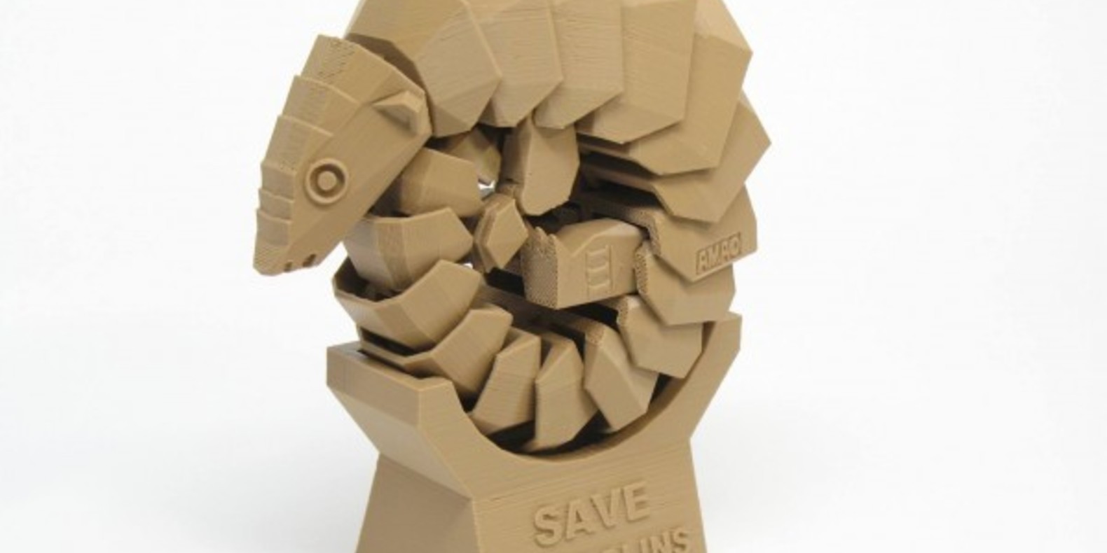 ¡El pangolín imprimible en 3D para salvar la especie!