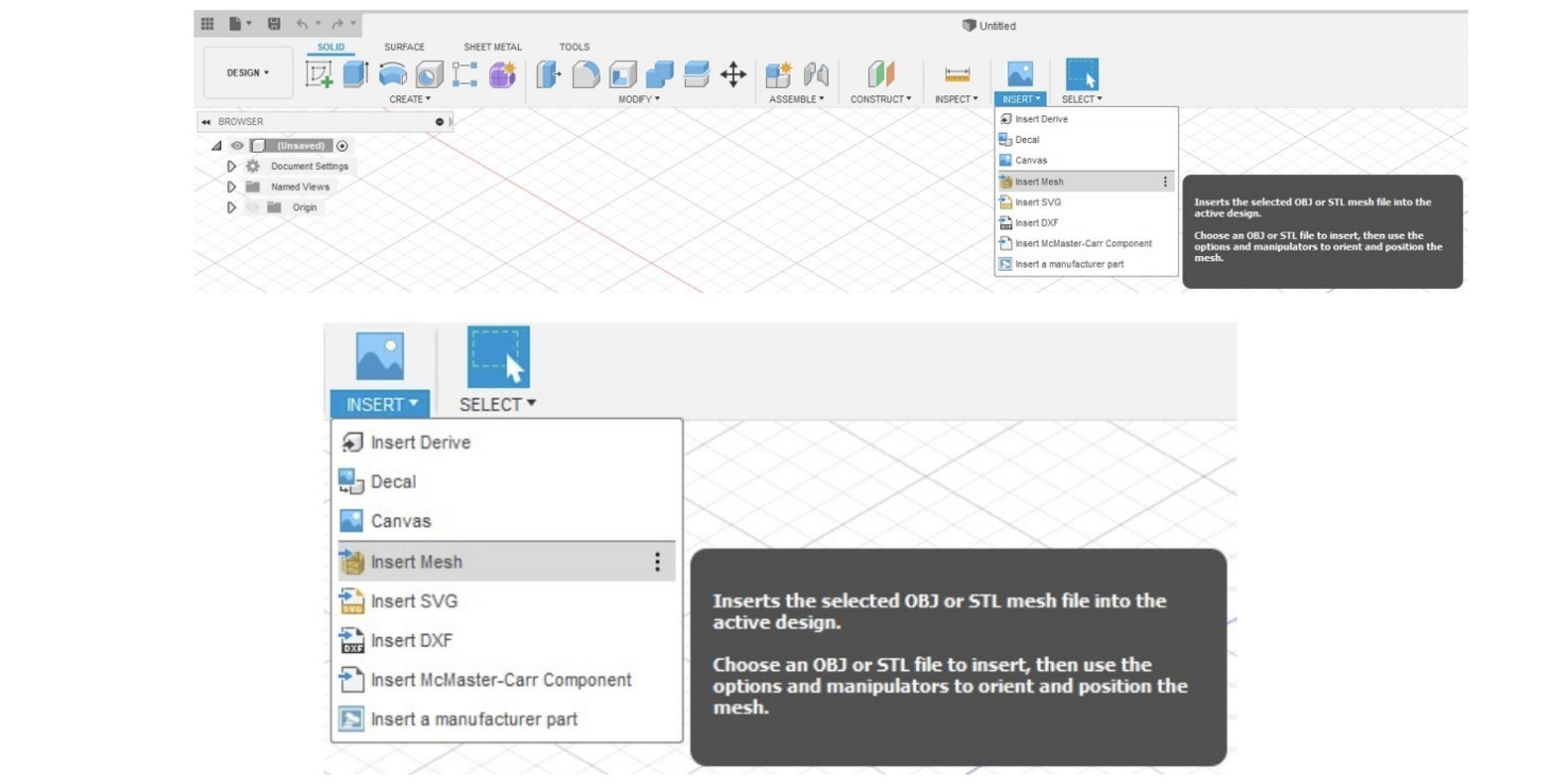How to convert a STL file to a STEP file?・Cults