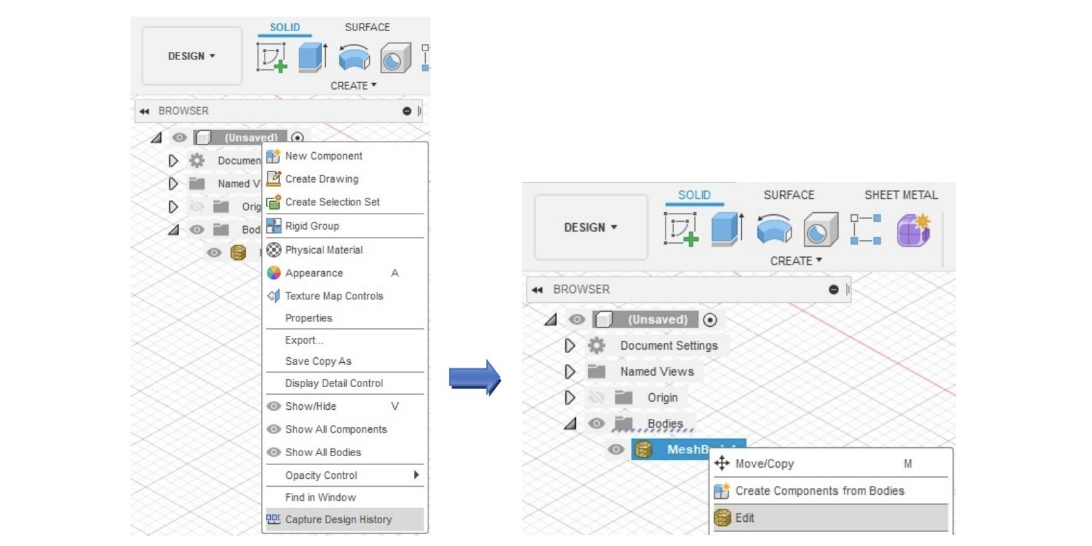 How to convert a STL file to a STEP file?・Cults