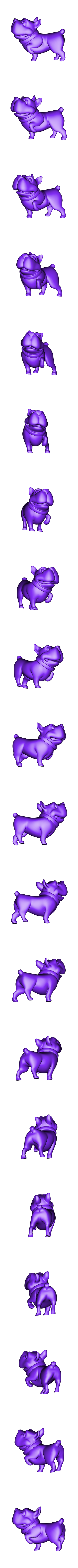 doggy7.stl Bettelnde Bulldogge