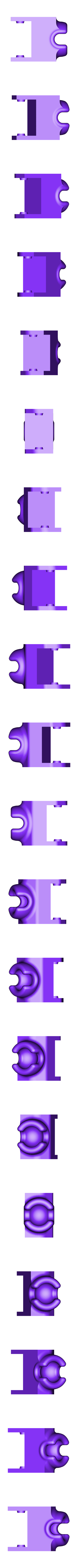 Chain_link_with_socket.STL Cable Chain Connector