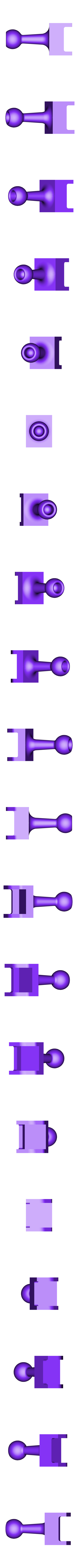 Chain_link_with_ball.STL Cable Chain Connector
