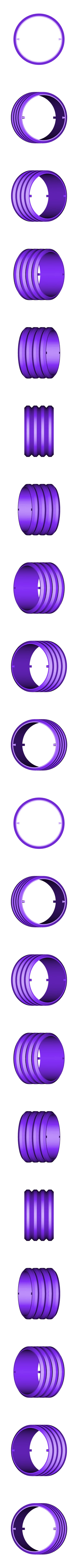 four_rings.stl Sabre Laser Téléscopique