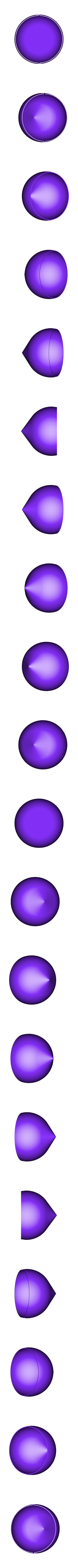 acorn-bottom.stl Illusorische Eichel