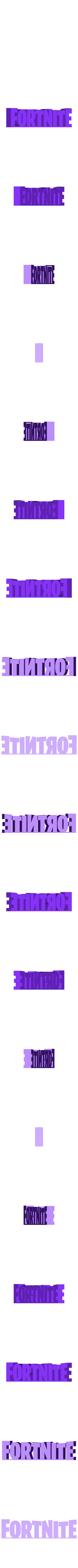FORTNITE - 3D Naow.STL LOGOTIPO FORTNITO