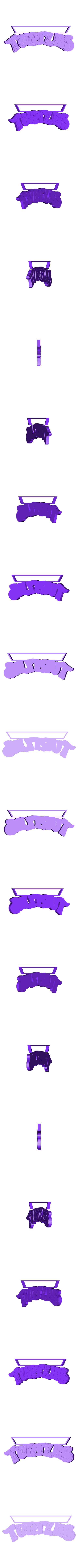 PièceTurtle.STL Logo de las Tortugas Ninja Adolescentes Mutantes
