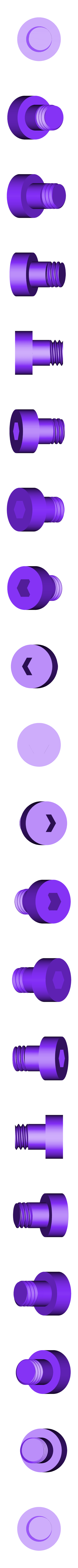 Bolt_6mm_10mm_head_4mm_shoulder.stl Колибри