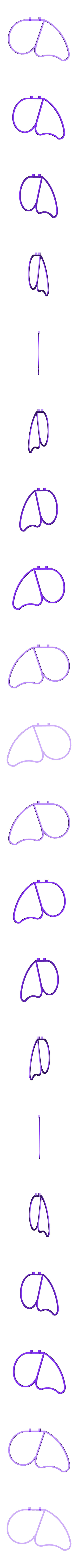 Wing_Frame_Left.stl Push Toy, Butterfly