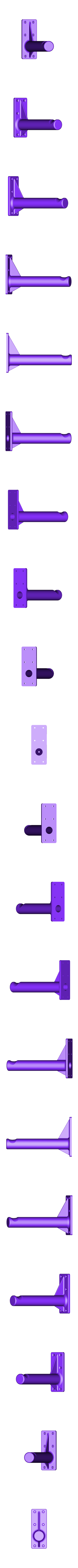 Bike_rack_210mm.STL Aparcabicicletas de pared