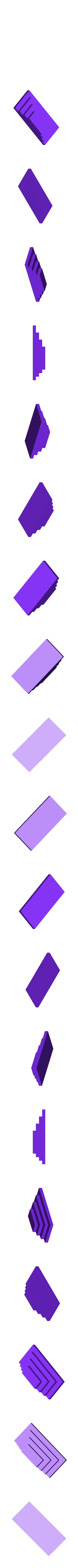 Ranch_House_Front_Steps.stl HO Scale Ranch House and Deck