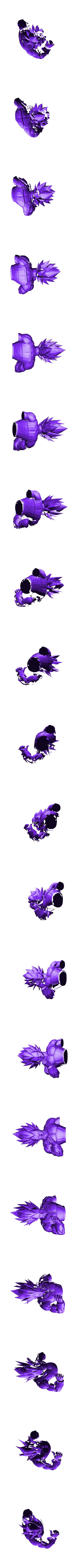 body.stl Vegeta - Super Saiyan-Rüstung