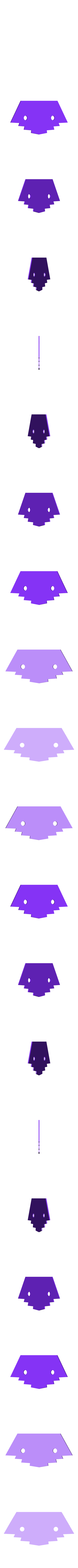 SpacerThick_HingePlateWall_spacer.stl Armario para impresora Art Deco