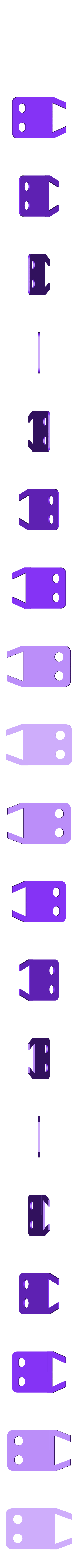 SpacerThin_Latch_Female_wall.stl Armario para impresora Art Deco