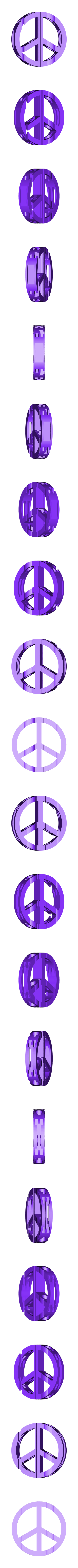 PEACE.stl Переворот текста - Мир