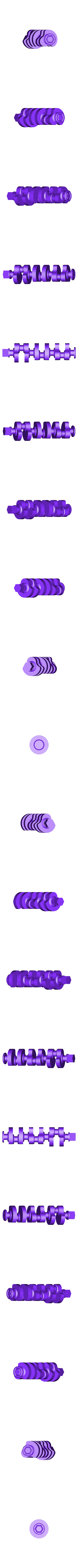 crank.STL Motor de tres cilindros
