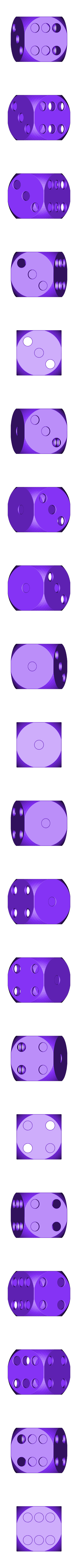 diceV2.stl Dice Pencil Holder