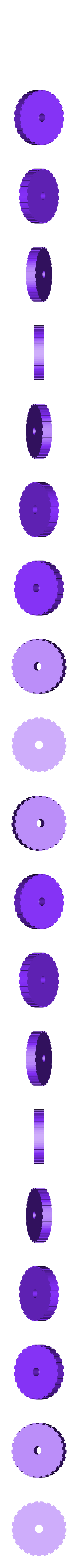 Handcart_-_Gear.STL Vagón con bomba manual a escala HO