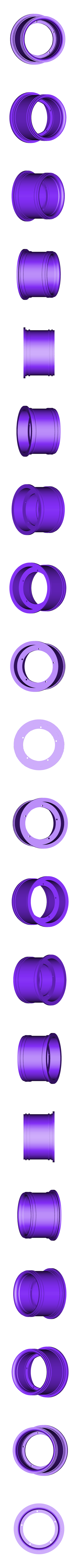 outer rim (rear).stl 1991 Mazda 787B 3d Printed RC Car