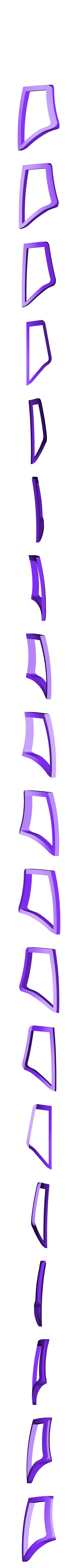 right window.stl 1991 Mazda 787B 3d Printed RC Car