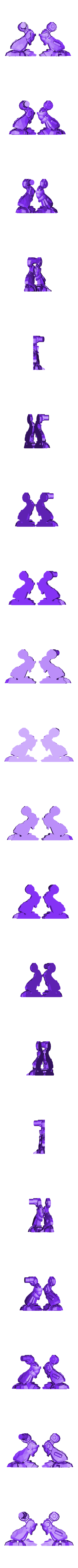 Split_Right_Leg.stl Modular Mech SteamPunk