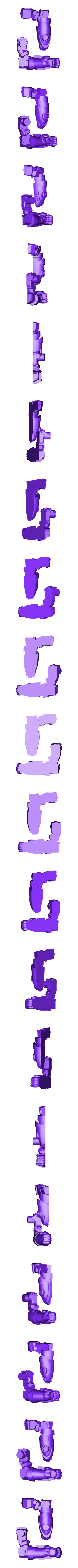 Split_Right_Arm.stl Modular Mech SteamPunk