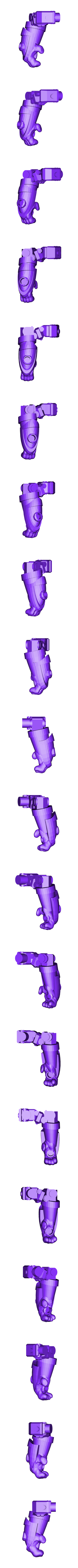 Steam_Left_Arm.stl Modular Mech SteamPunk