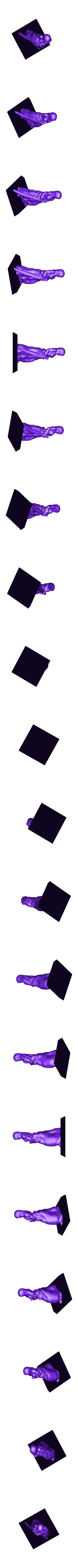 Female_Fighter_3.0_w_base.stl Female Fighter 3.0