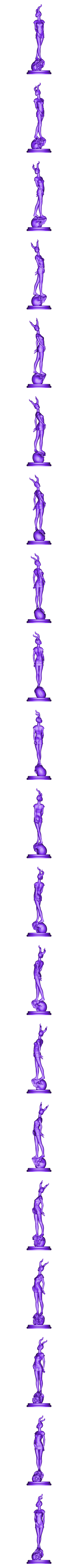 Devil_girl_new.stl Chica diabólica