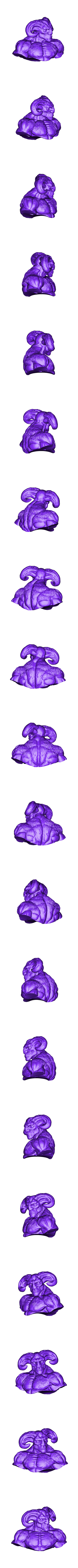 Beastman_bust.stl Beastman bust