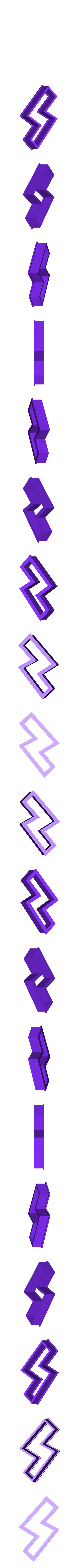 hp cicatriz.stl Harry potter cookie cutter set