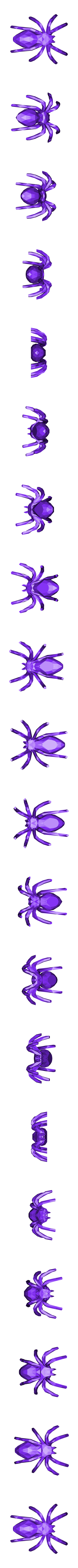 lowpolispider.stl Araña LOWPOLY