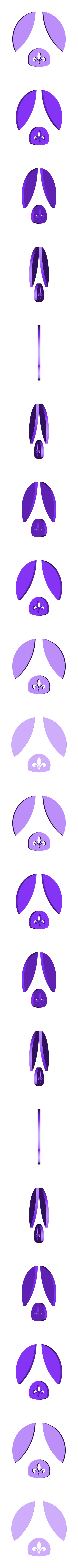 logo_psg_bleu_centre.STL PSG-Logo-Anstecker