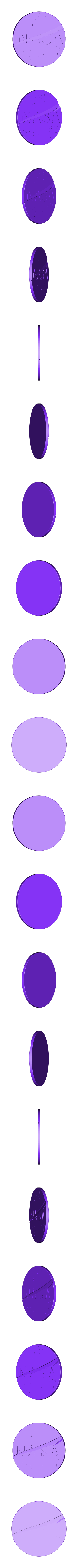 nasa_badge_master_blue.STL NASA ЛОГОТИП ЗНАЧОК 3D