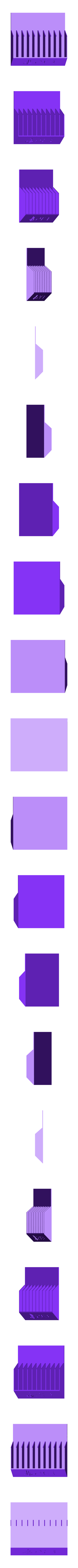 PS3_Case_Holder_Half_Back.stl Playstation 4/3 Game Case Holder- Flat & Full Back Options