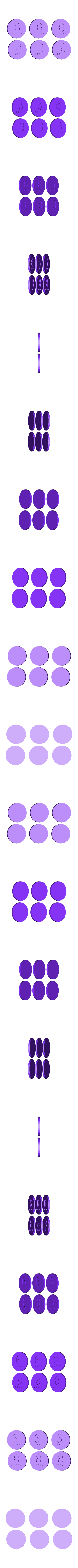 6-8.stl Catan Number Tokens