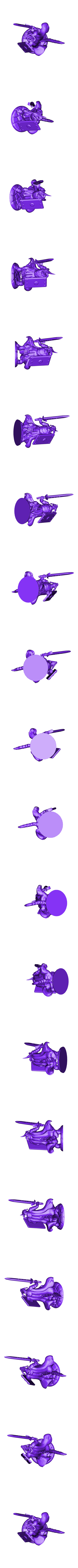 dragonborn_warlord_cautious_advance.stl Dragonborn Warlord (multiple poses)