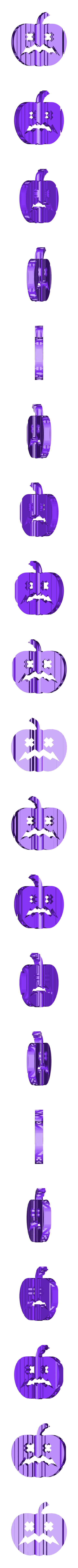 h2.stl Text Flip: Halloween - Kürbisse