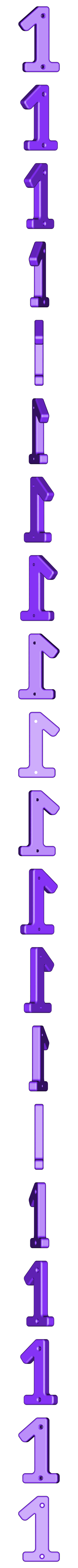 1.stl Números de Casa
