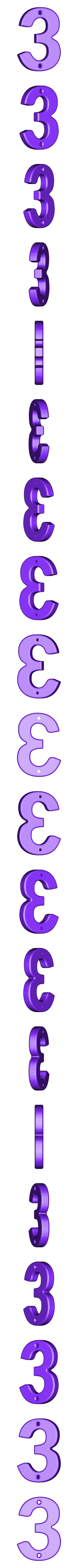 3.stl Números de Casa