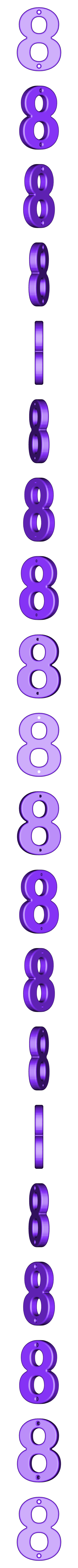 8.stl Números de Casa