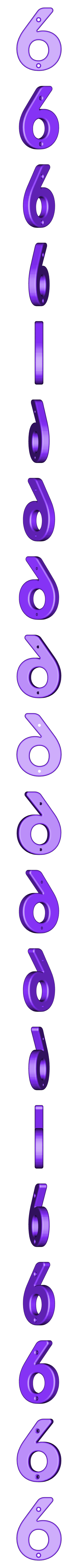 6.stl Números de Casa