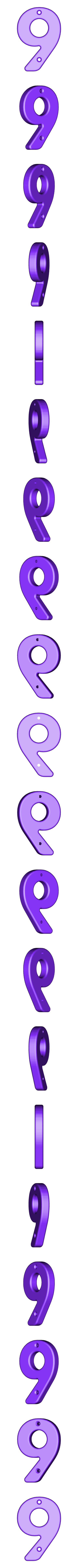 9.stl Números de Casa